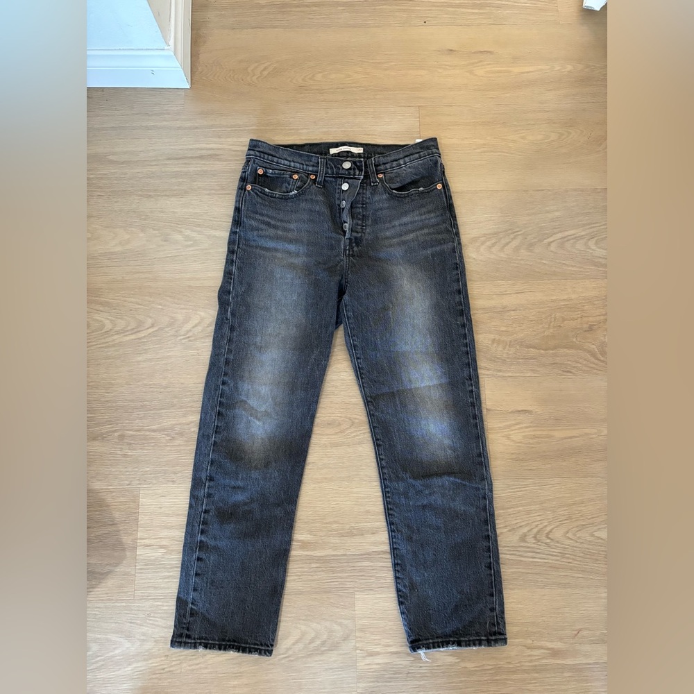 Levi's Women's Straight Jeans - Dark Gray